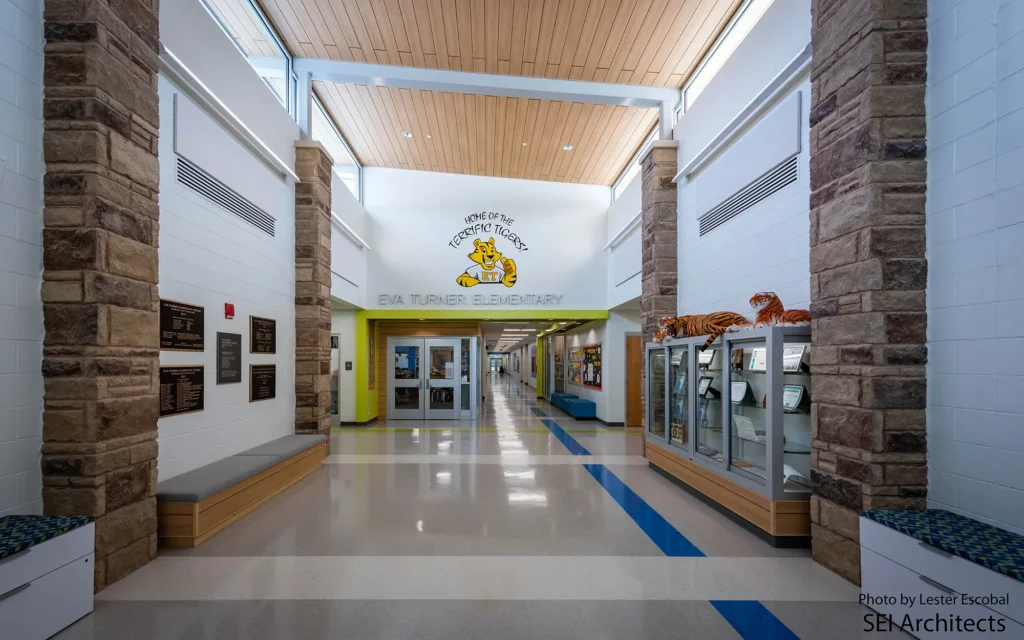 SEI- Eva Turner Lobby Photo by Smolen Emr Ilkovitch Architects